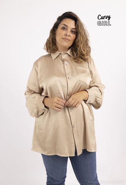 Immagine di CURVY GIRL SATIN BLOUSE